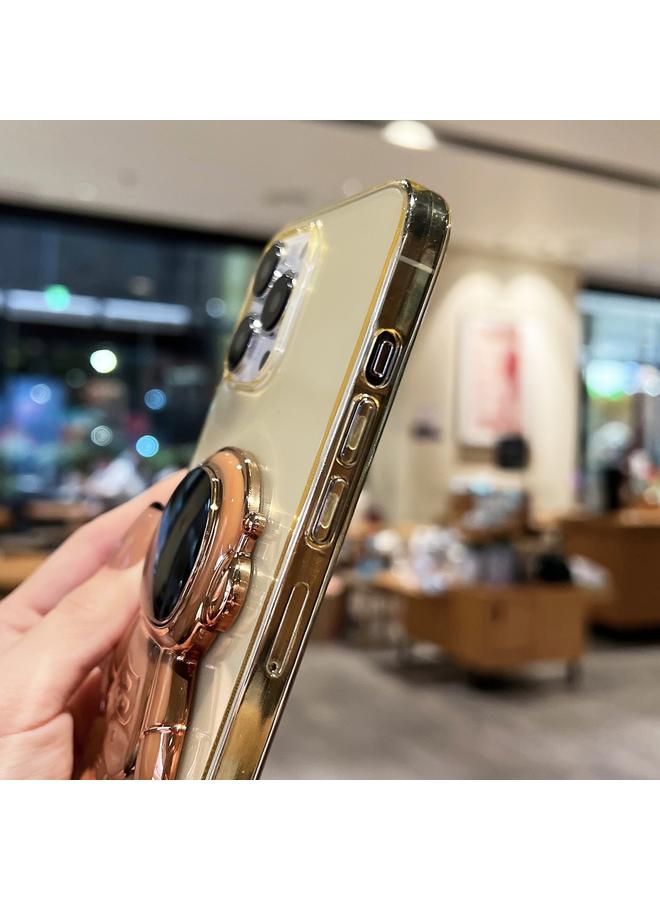 S-TOP Case For iPhone 11 Pro Max Plating Astronaut Holder TPU Phone Case - Image 4