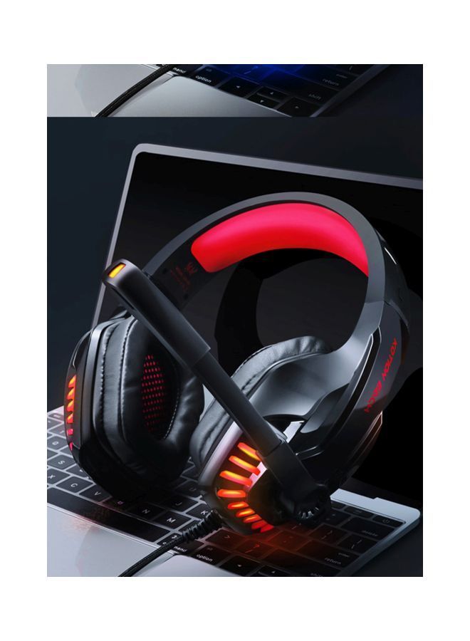 NIBEMINENT Over-Ear LED Gaming Headset With Mic  - Image 3