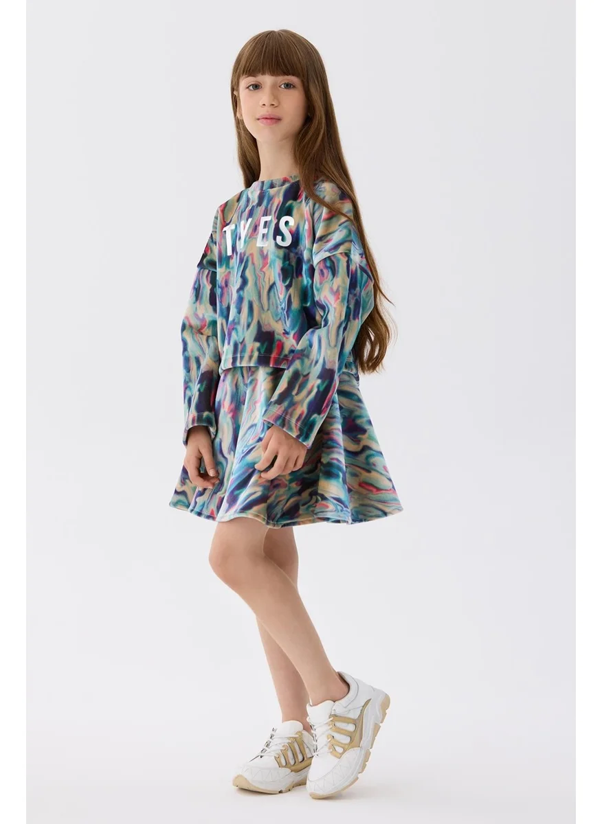 تايس Bg Store Girl's Patterned Sweatshirt