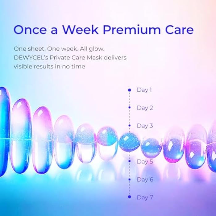 DEWYCEL قناع العناية الخاصة DEWYCEL مع مستخلص ثقافة الكالوس من إيدلويس | قناع وجه 3 خطوات لبشرة متألقة - مرونة، ترطيب، شد | استعادة مهدئة ورطوبة مع بانثينول، نياسيناميد - Image 5