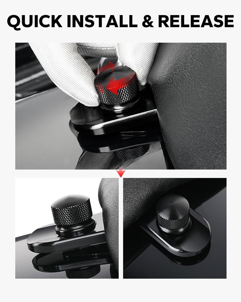 Amazicha Seat Bolt Tab Screw Mount Knob Cover Fit for Harley Davidson Fender 1997-2024 - Image 2