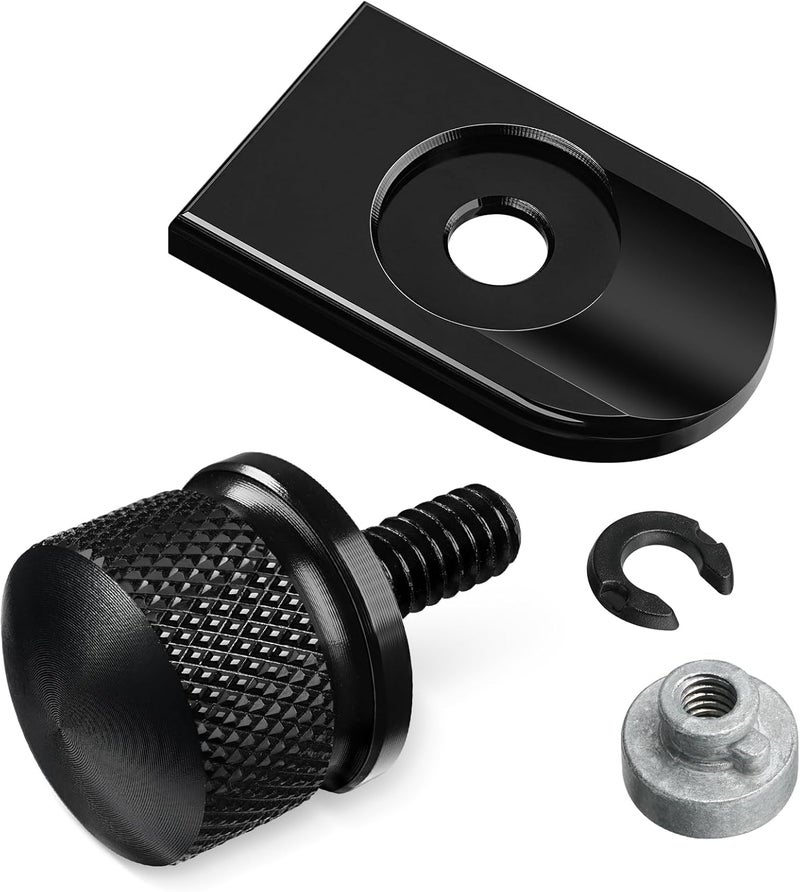 Amazicha Seat Bolt Tab Screw Mount Knob Cover Fit for Harley Davidson Fender 1997-2024 - Image 1