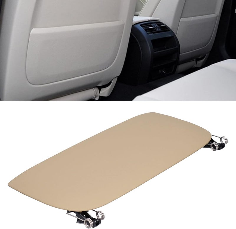 klarako Seat Back Panel Trim Cover Artificial Leather Accessory Fit for 5 7 Series F07 F10 F11 F18 F01(Beige) - Image 3