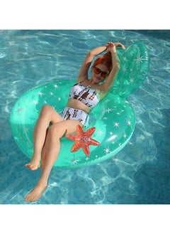 Goolsky 1pc Creative Inflatable Starfish Swimming Ring, Cute Floating Ring Pool Float For Sunbathing And Swimming(70#)  - Image 4