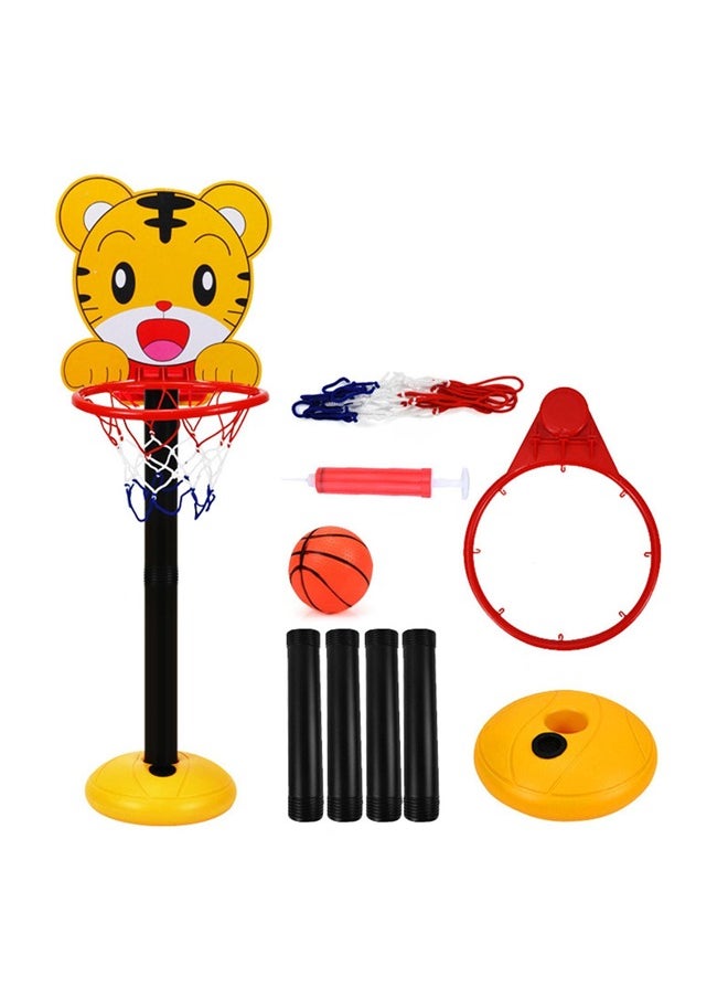 Occuwzz Kids Basketball Stand Indoor Outdoor Home Basketball Shooting Height Adjustable Sports Toy with 1 Ball and Air Pump  - Image 5
