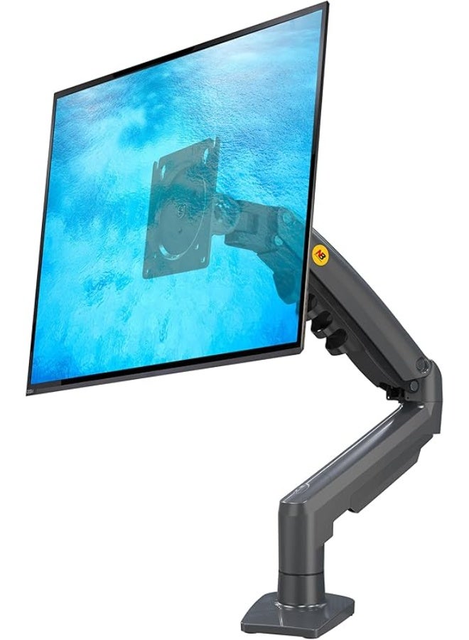 ذراع شاشة قابل للتعديل من 17 إلى 30 بوصة مع دعامة غازية للتثبيت على المكتب أو سطح المكتب من جاجيت واجون، حامل لتلفزيون ال اي دي، إمكانية الدوران والإمالة والحركة الكاملة - f80 - Image 2