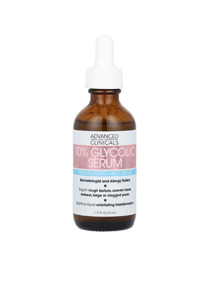 Advanced Clinicals, 10% Glycolic Serum, 1.75 fl oz (52 ml) - pzsku/ZFF88A746D5ADFDF15F23Z/45/_/1724232794/407b2670-5450-4a88-aff9-f320188bb1ed