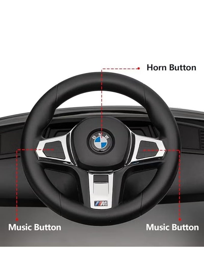 بي إم دبليو سيارة ركوب للأطفال مع مقبض ومظلة - Image 5