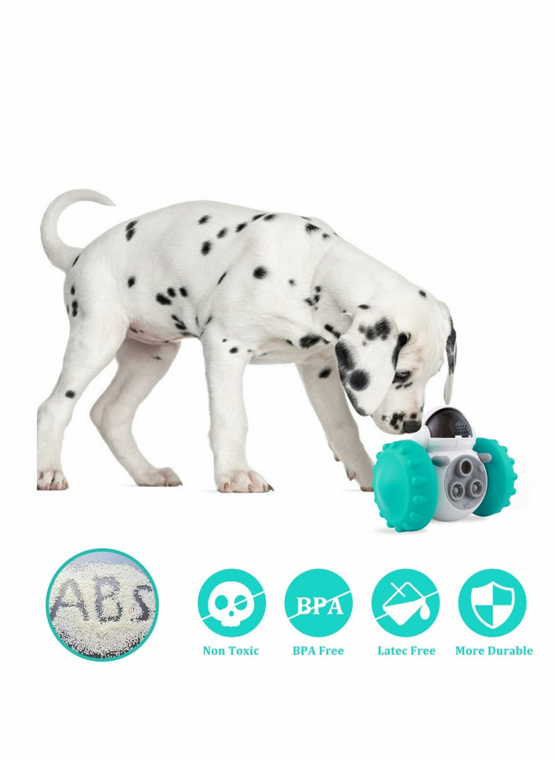 KASTWAVE Interactive Dog Toy Treat Dispensing Puppy Toys Automatic Durable Puzzle Toy Slow Feeder for Improve IQ, Reduce Boredom, Automatic  Food Dispensing Toy for Small Medium Large Dogs Cats,   Blue - Image 4