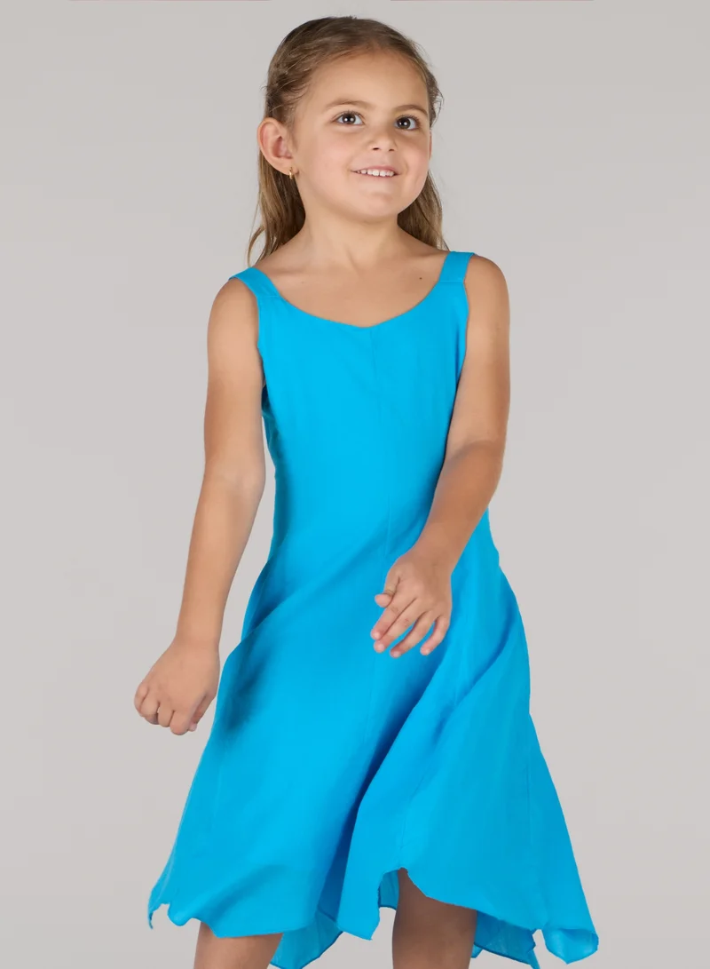 Just Nature JN kids dress turquoise