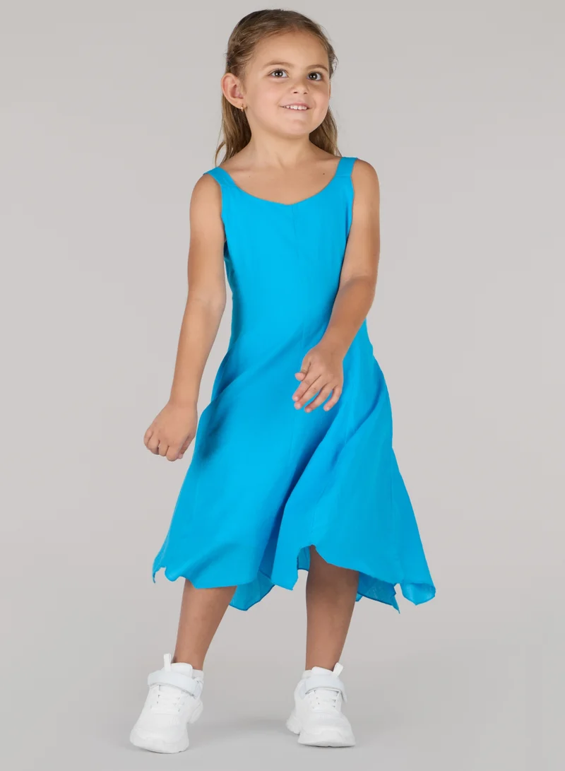 Just Nature JN kids dress turquoise
