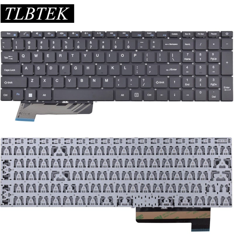 TLBTEK Keyboard Replacement Compatible with Gateway GWTN156-1 GWTN156-4 GWTN156-5 GWTN156-7 GWTN156-9 GWNC31514-BK GWTN156-7BL GWTN156-7GR 7PR GWTN156-9BK GWTN156-4BL Laptop - Image 3