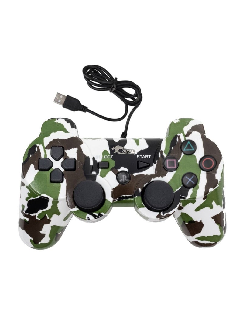 Cougar - COUGAR PS3 Dualshock Wired Controller For Playstation 3 - (Camouflage green) - Image 1