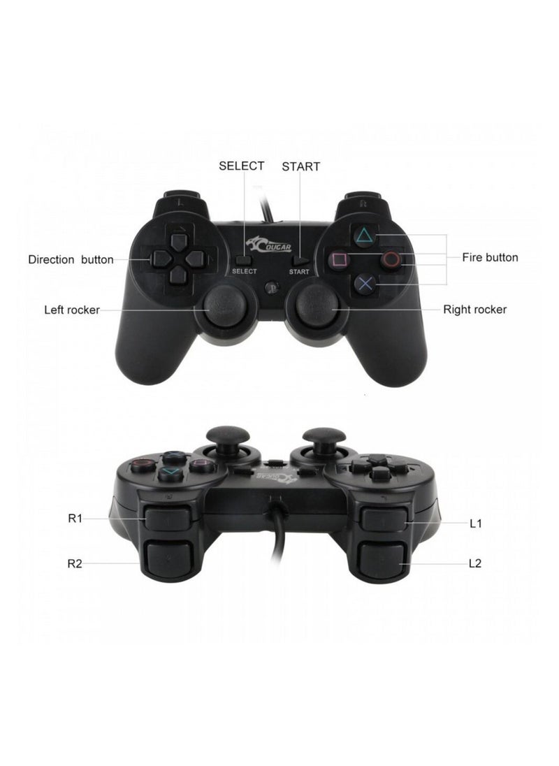 Cougar - COUGAR PS3 Dualshock Wired Controller For Playstation 3 - (Camouflage green) - Image 1