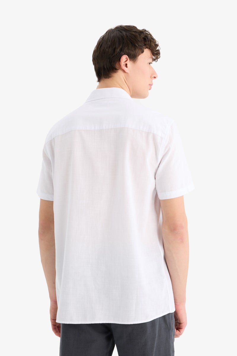DeFacto Man Regular Fit Polo Collar Cotton Short Sleeve Shirt - Image 5
