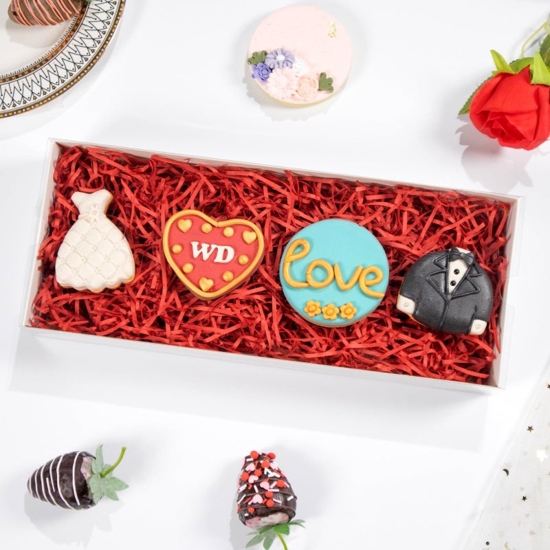RomanticBaking 50Pack 12x 4.8 x 2 Inches Clear Chocolate Covered Strawberries Boxes for 12 Cookies Boxes Bakery Box with Window Macaron Boxes Treat Box for Christmas Valentine's - Image 5
