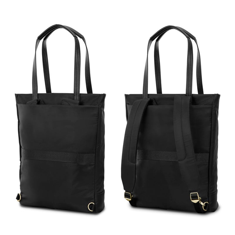 Samsonite Mobile Solutions 2 Convertible Backpack, 3-in-1 Tote, Crossbody & Laptop Backpack with Padded Laptop Sleeve, Water Bottle Pocket, Front Organizer, StackItâ„¢ Strap, Travel & Everyday Bag - Image 3