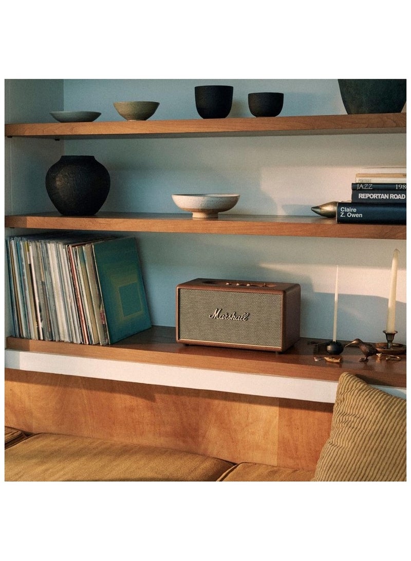 مارشال Marshall Stanmore III Bluetooth 5.2 Wireless and Wired Speaker 80W - Brown Brown - Image 4