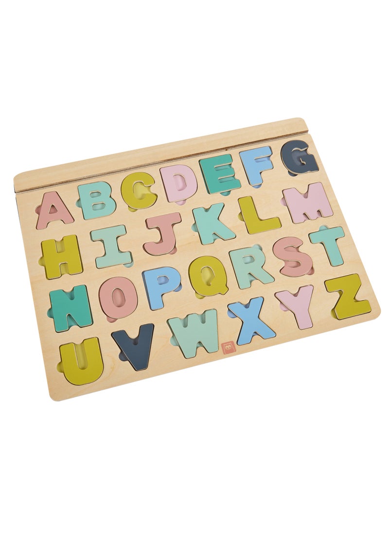 EUREKA KIDS - Eurekakids Wooden Magnetic Alphabet Puzzle with Activity Cards| Educational Montessori Toy for Toddler and Kids | Learn the Alphabet and Spell Words | For 3Y+ - Image 1