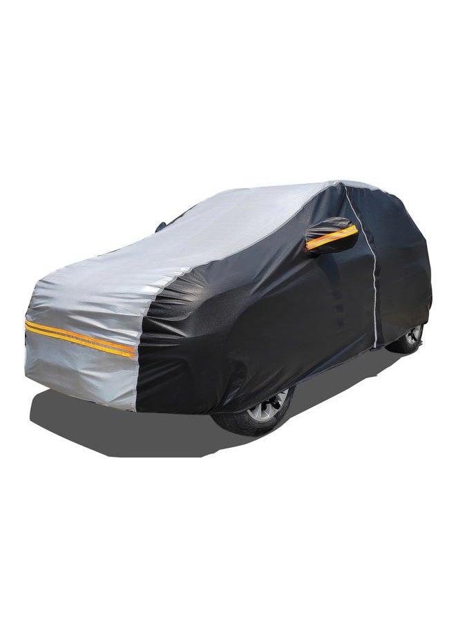 DINGHAO 6 Layers Car Cover Waterproof All Weather Car Cover Waterproof All Weather, Outdoor Full Exterior Cover Rain Sun UV Snowproof Protection with Zipper Cotton for SUV (185-190inch) - Image 1