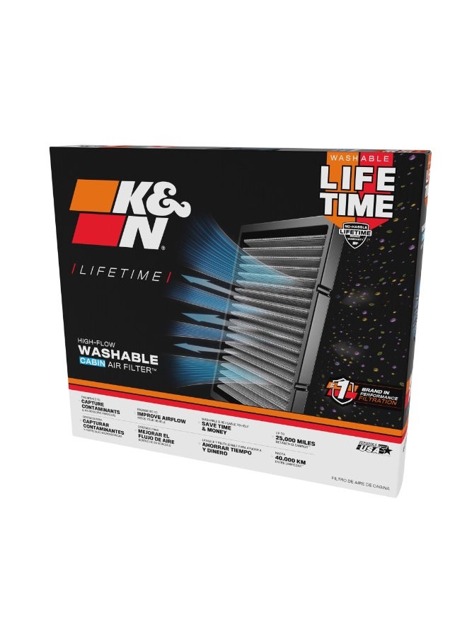 كيه آند إن فلتر هواء المقصورة عالي الأداء K&N VF3023 (2 لكل صندوق) - Image 5