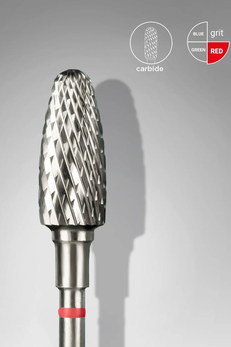 ستالكس برو مثقاب أظافر من الكربيد باللون الأحمر اكسبرت بقطر 6 مم / جزء عمل 14 مم - Image 1