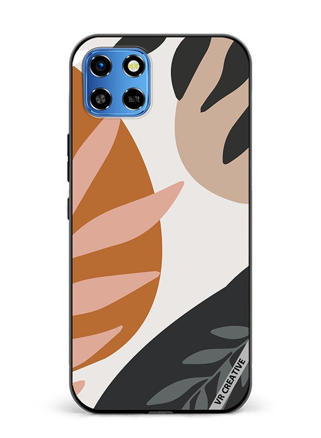 VR CREATIVE Protective Case Cover For Infinix Smart 6 HD Leaf Tropical Design Multicolour - Image 1