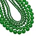 AD Beads Natural Gemstone Round Loose Beads 15 for Bracelet Necklace Earrings Jwelery Making Crafts DIY 4mm Green Jade - Image 2