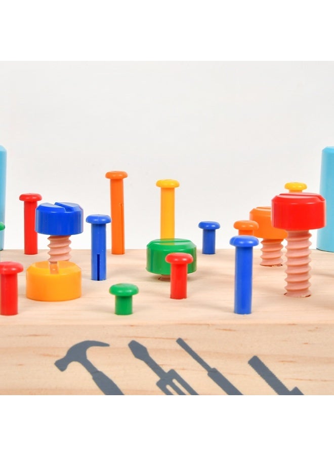 Interactive Knocking Toy | Color Recognition Pounding Table | Hand-Eye Coordination & Parent-Child Educational Play - Image 3