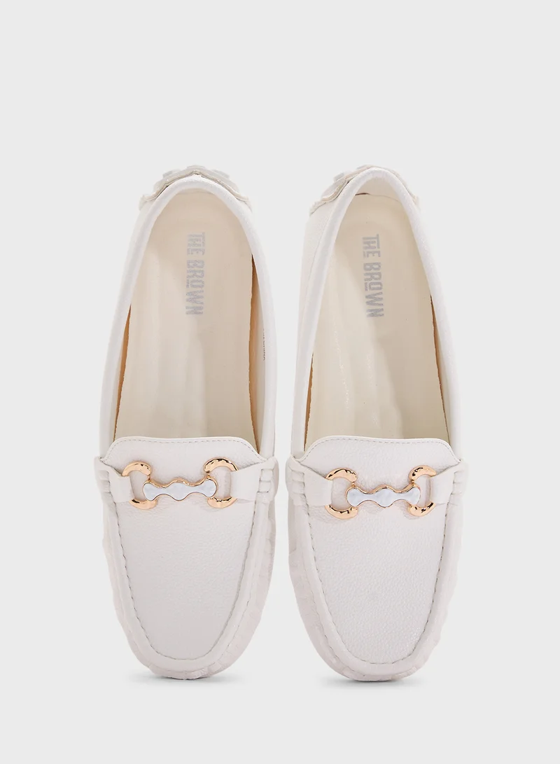 THE BROWN Ladies Driver Loafer