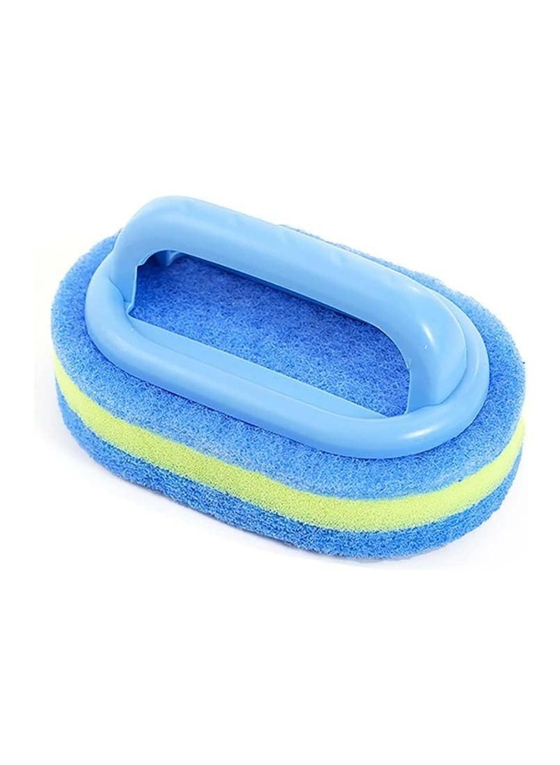 Oasisgalore Handheld Soft Magic Blue Sponge Brush– Multi-Surface Cleaner for Bathtub, Tile, Kitchen & Dishes - Image 2