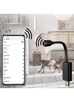 SHOPI Full HD 4K 1080P USB Wifi Mini Camera WiFi Camera Wireless USB Plug Small Security Camera 1080P HD Motion Detection Monitor for Home Office Indoor  - Image 3