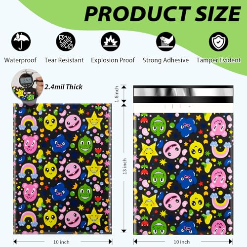 Oududianzi Poly Mailers 10x13 100 Pack - Happyface - Image 2