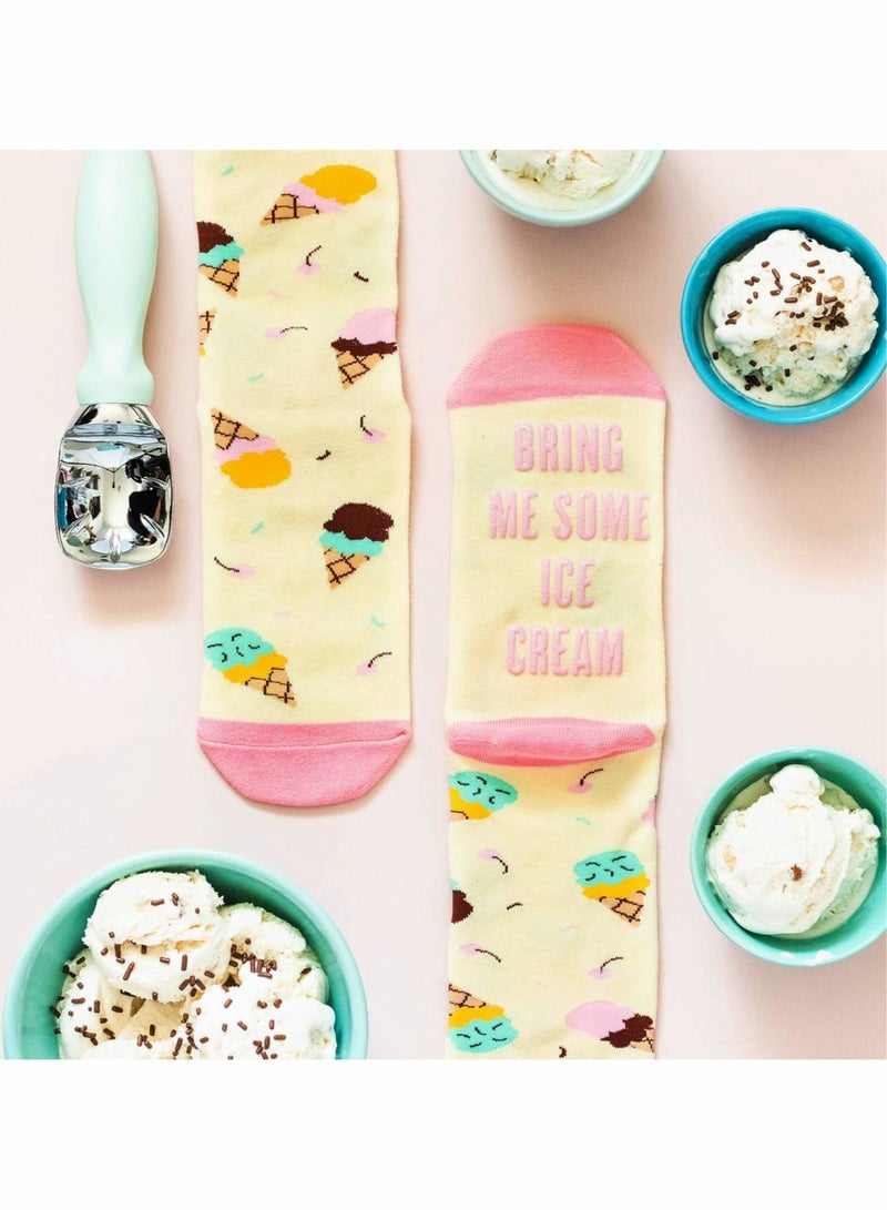 SYOSI جوارب مضحكة دافئة قابلة للتنفس هدية الفيل الأبيض هدايا للرجال والنساء خيالية خارجية رائعة - Image 1