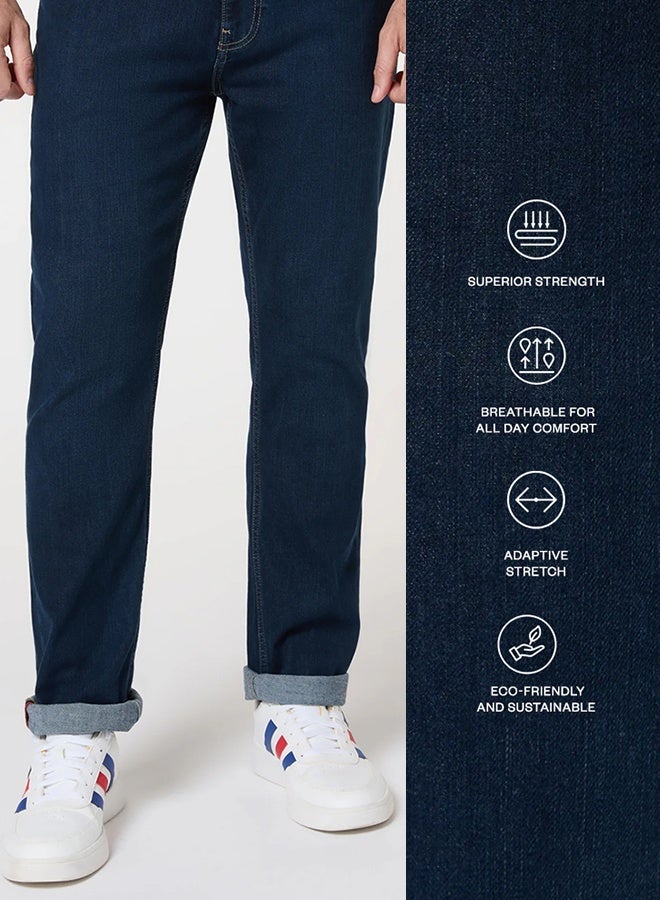مانرزم The Classic Ease Comfort Fit Denim Jeans - Image 3