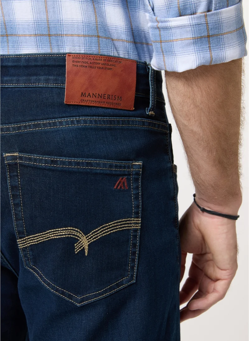 MANNERISM  The Classic Ease Comfort Fit Denim Jeans for Men | Best Price UAE