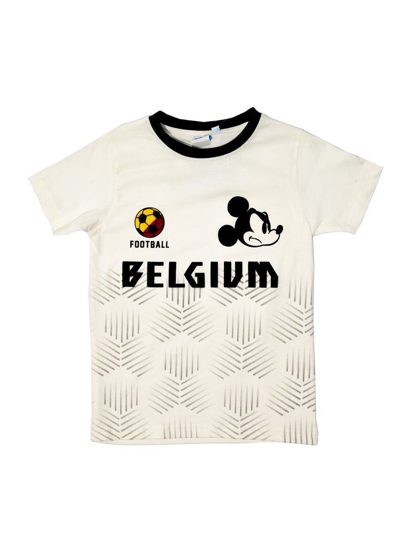 ميكي ماوس - تيشيرت رجالي بلجيكا - Image 1