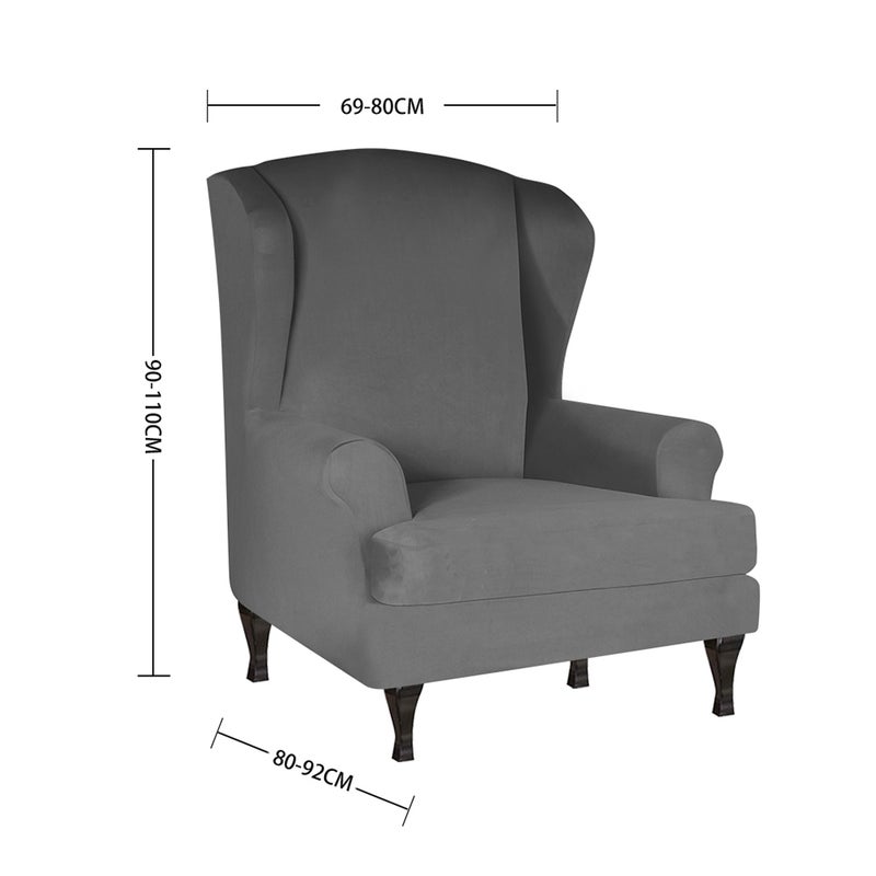 Sofa Cover Stretch Recliner Chair Cover Furniture Protector Couch Soft with Elastic Milk Silk Fabric - Image 5