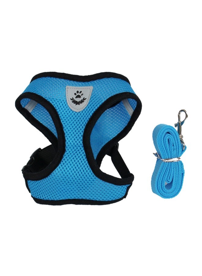 Generic Chest Strap For Pet Blue/Black 57 x 38centimeter 