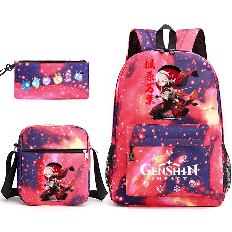 Game Original Star Student Schoolbag Three-Piece Set Youth Male And Female Backpack - Image 1