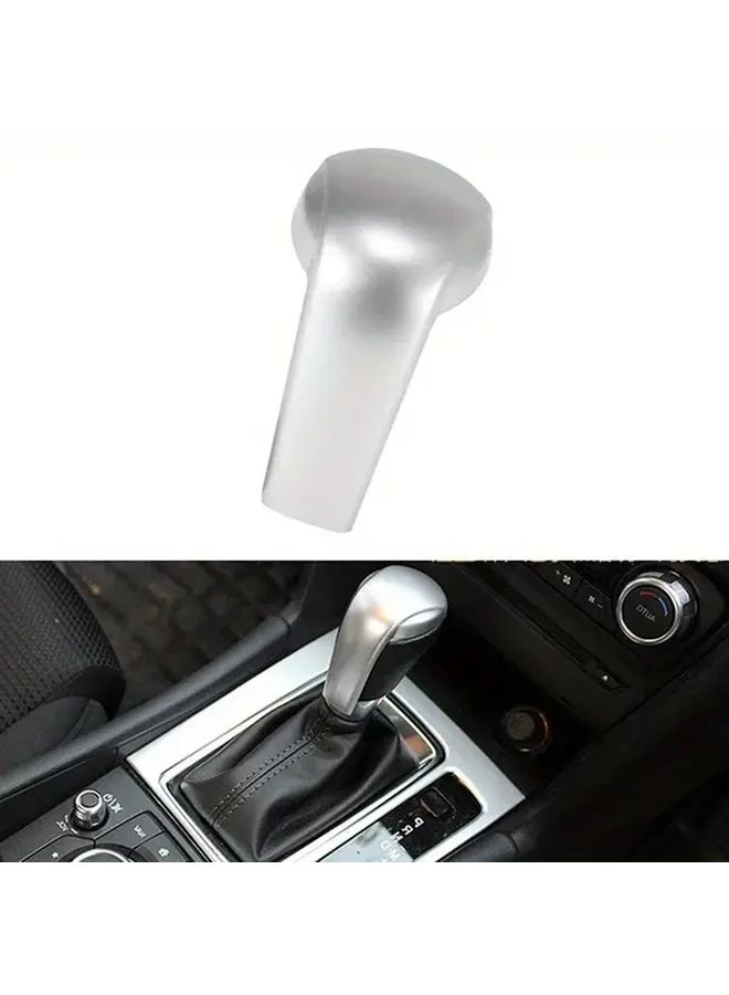 Carbon Fiber Look Gear Shift Knob Cover Trim Durable Easy Clean For Select Car Models - Image 2