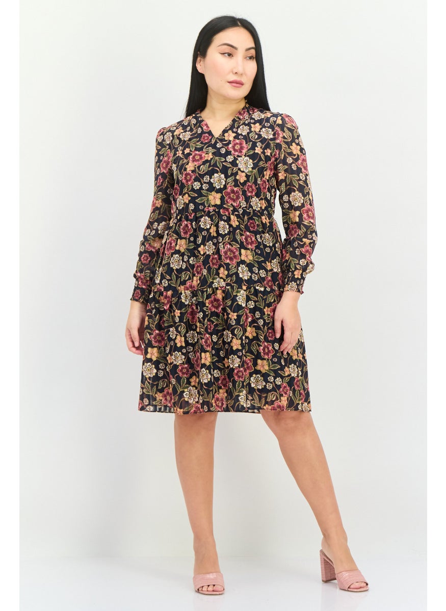 Nanette lepore Women Floral Print Mini Dress, Multicolor  - Image 4