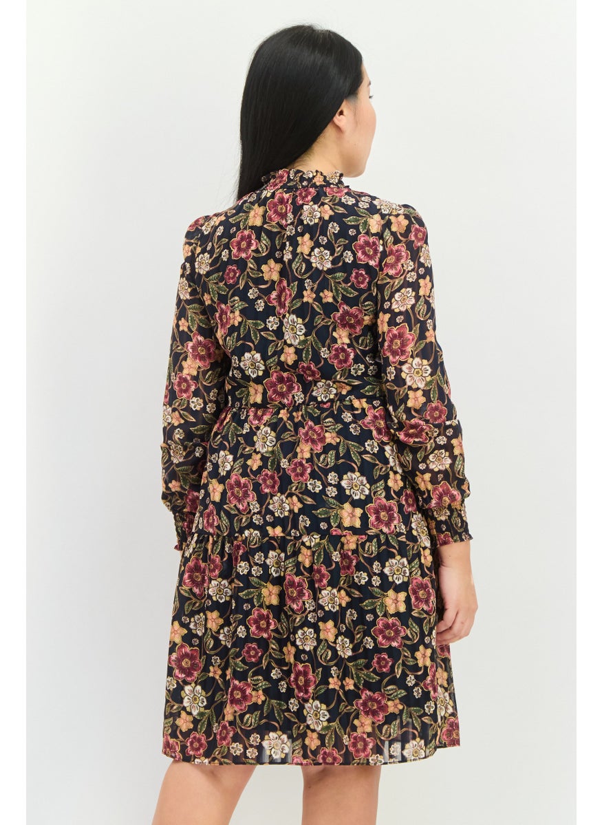 Nanette lepore Women Floral Print Mini Dress, Multicolor  - Image 3