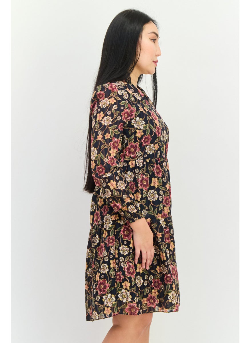 Nanette lepore Women Floral Print Mini Dress, Multicolor  - Image 2