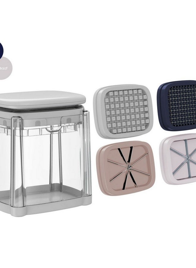 PARFAIT 4-in-1 Chop Box Multifunctional Fruit and Vegetable Dicer Multicolour 17 x 10.5 x 13 cm B857  - Image 1