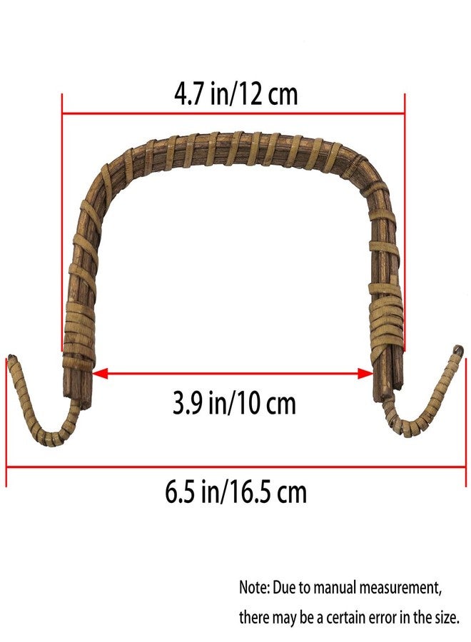 Ruiwaer Rattan Metal Teapot Handle Tea Accessories Supplies for Ceramic Pot, Pottery Tea Pots, Japanese Wired Teapot, Dark Brown - Image 2