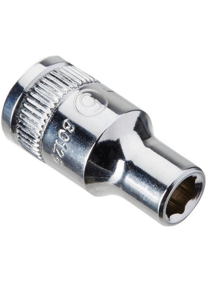GearWrench 6-Point Standard Metric Socket Silver 1/4 Inch x 5 mm 80126 - Image 2