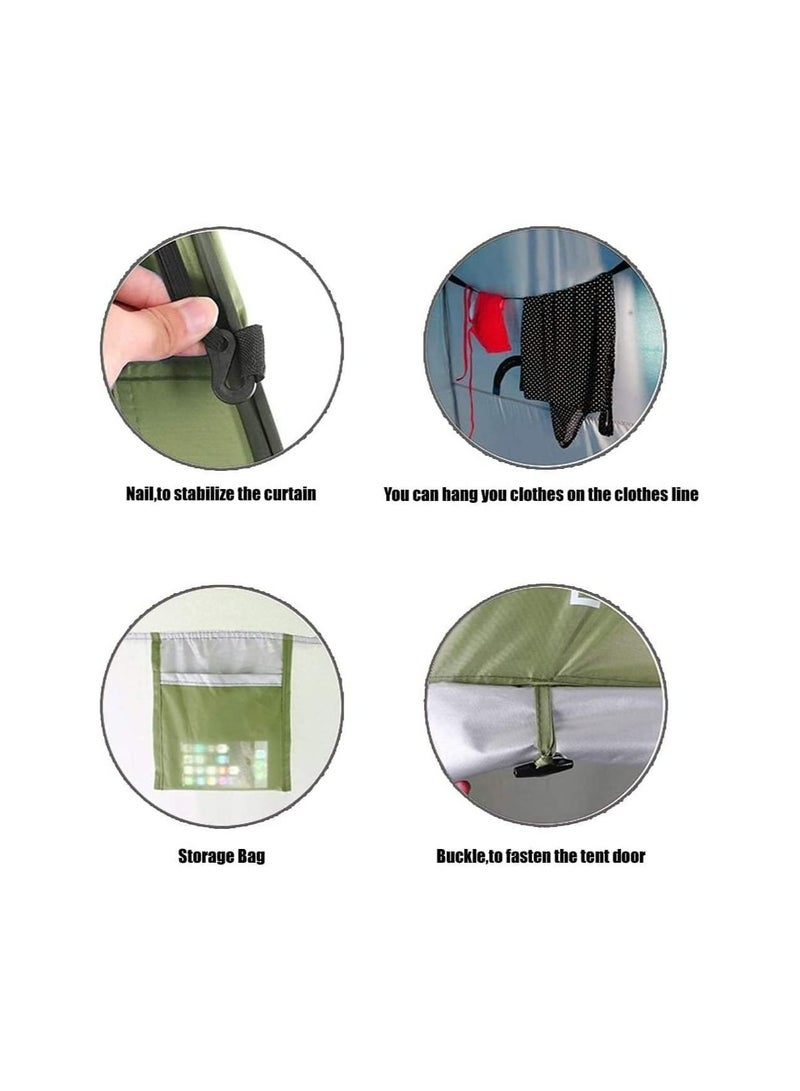 رولستيمي خيمة دش لتغيير الملابس في الهواء الطلق 190 * 120 سم - Image 4