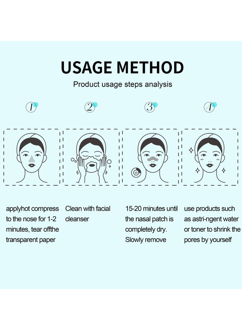 Kormesic Charcoal Nose Mask 10 Pcs/Box - Deep Cleansing & Detoxifying - Image 5