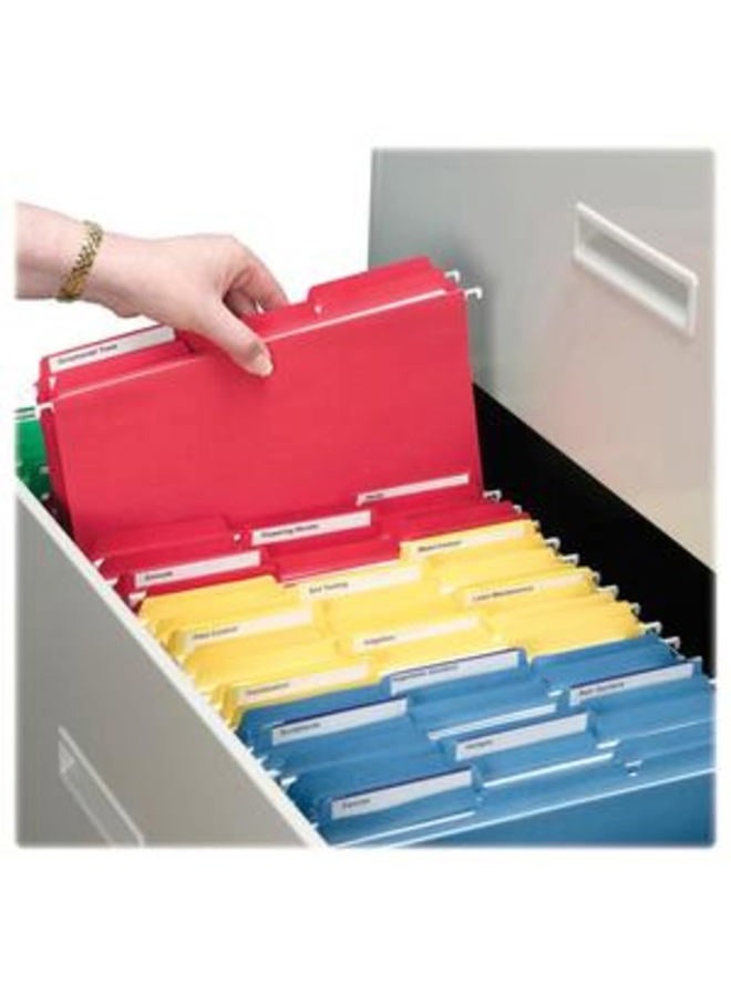 Smead Interior File Folder, 1/3-Cut Tab, Letter Size, Assorted Primary Colors, 100 per Box, Expandable File Folders for Filing Cabinet - Image 4